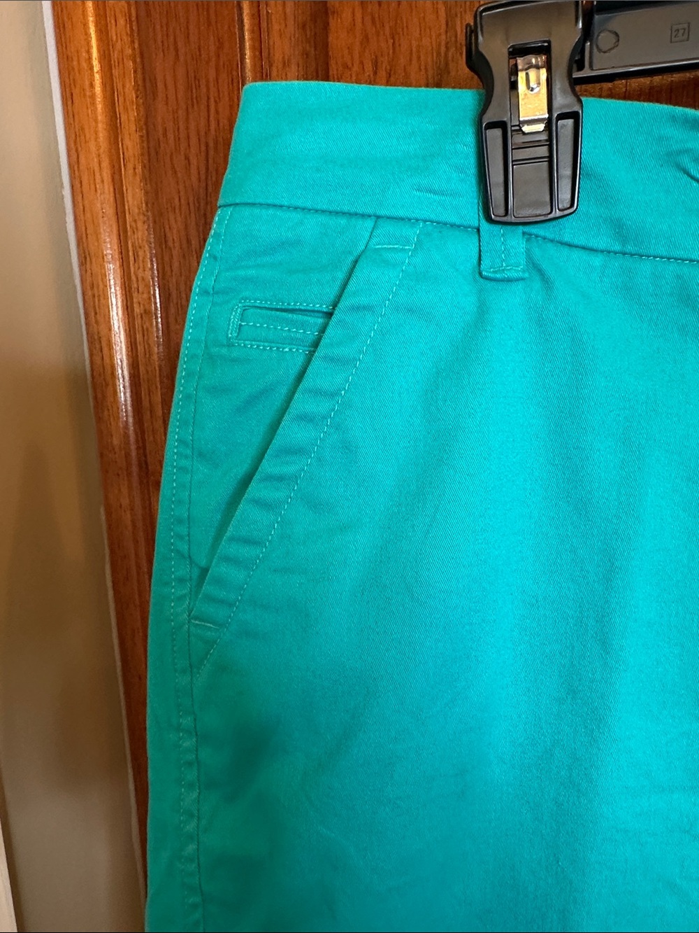 crown & ivy Turquoise Shorts - Picture 4 of 5